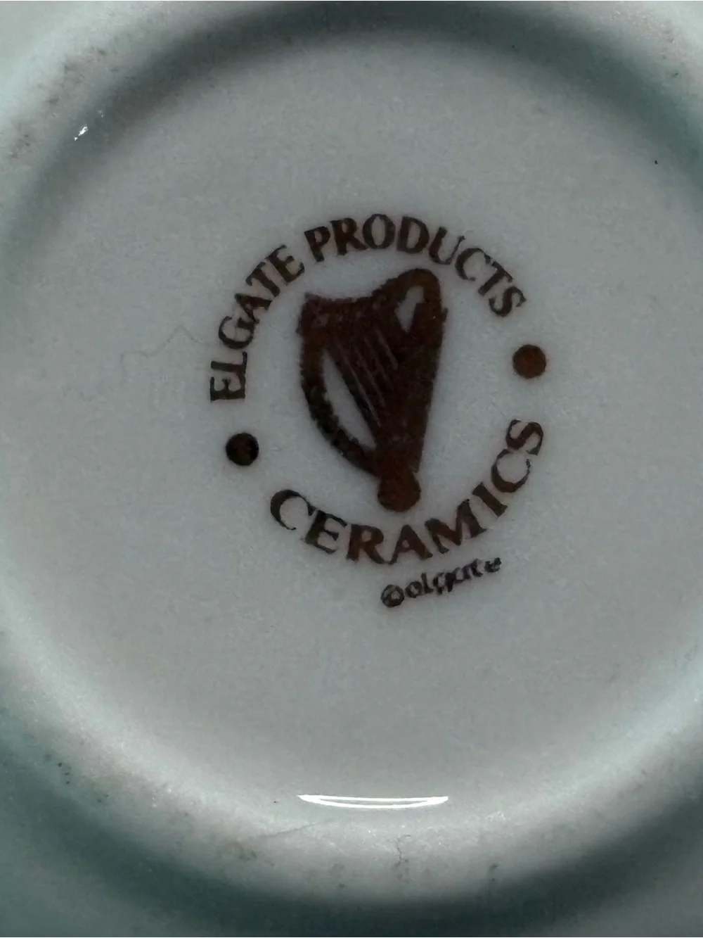 Iconic Ireland Irish Dancers White Porcelain Miniature Tea Set handpainted